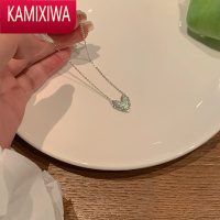 KAMIXIWA爱心项链女轻奢小众精致设计感高级锁骨链甜酷冷淡风颈链配饰