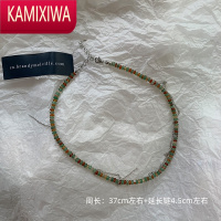 KAMIXIWAsomeday if/彩色串珠项链女轻奢小众设计感高级锁骨链珍珠毛衣链