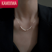 KAMIXIWA小方块项链女夏2022年新款轻奢小众设计感高级2022锁骨链