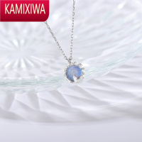 KAMIXIWA鱼尾项链女高级感轻奢小众设计感简约2022年新款锁骨链夏