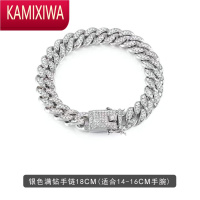 KAMIXIWA古巴手链男女镶钻王嘉尔情侣一对欧美嘻哈潮hiphop冷淡风