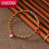KAMIXIWA端午节五彩绳手链五月节热卖五色手绳手工编织五彩线学生彩色绳