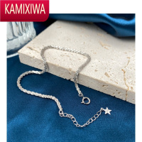 KAMIXIWA波光粼粼叠穿手链网红小众设计满天星复古简约高级感饰品