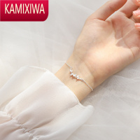 KAMIXIWA]银杏叶手链ins小众设计手镯清新森系闺蜜女夏手串