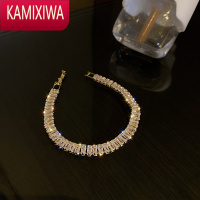 KAMIXIWA高级感锆石手链ins小众设计百搭简约冷淡风手串个性时尚配饰品女