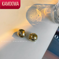 KAMIXIWA欧美时尚小圆球耳钉冷淡风高级感轻奢气质耳环2022年新款潮耳饰女