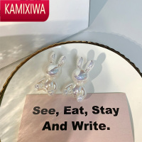 KAMIXIWA可爱温柔风气质兔子耳钉小众设计耳坠2022年新款潮小众设计感耳饰