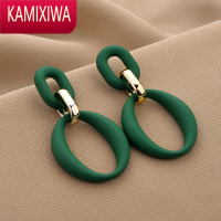 KAMIXIWAS银针复古几何夸张耳环2021年新款潮小众时尚设计耳坠耳饰