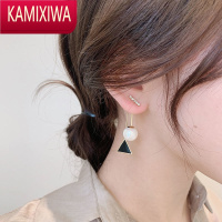 KAMIXIWA简约显脸瘦的耳环气质时尚耳钉2020新款显脸小防过敏珍珠耳坠女潮