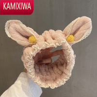 KAMIXIWAins立体兔耳朵束发带女网红洗脸发箍韩国少女化妆头箍头饰发捆潮