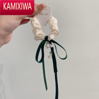 KAMIXIWA超仙森系大肠发圈飘带头绳2022年新款网红优雅ins皮筋女扎头皮套头饰