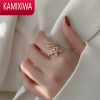 KAMIXIWA超仙戒指女小众设计轻奢可调节冷淡风高级网红时尚个性精致指环