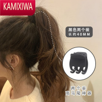 KAMIXIWA热巴高马尾爪夹抓夹固定器防下垂发夹后脑勺小号鲨鱼夹头饰