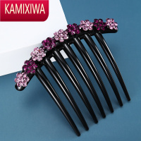 KAMIXIWA韩式发夹后脑勺2021年新款水钻插梳发饰女大号发梳盘发器头饰头花