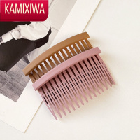 KAMIXIWA发梳插梳发卡防滑女侧边刘海前夹梳后脑勺碎发夹头顶梳子简约发饰