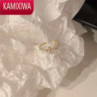 KAMIXIWA美少女戒指小众设计高级感轻奢不掉色时尚个性珍珠食指戒指冷淡风