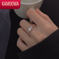 KAMIXIWA戒指女小众设计高级感结婚仿钻戒轻奢七夕礼物送女友求婚