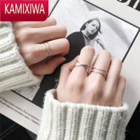 KAMIXIWA银饰装饰食指ins风戒指女时尚银戒指冷淡风个性小众高级