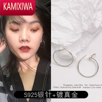 KAMIXIWAs针欧美耳环圆圈圈款大耳圈圆环气质夸张个性2021新款潮女耳饰