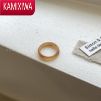 KAMIXIWA树脂醋酸食指戒指女时尚个性气质轻奢高级感尾戒复古小众设计指环