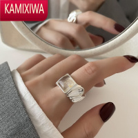 KAMIXIWA新款2022食指戒指女ins酷帅混搭时尚个性夸张潮流开口指环