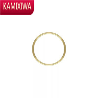 KAMIXIWA洗手不用摘 14k包金简约百搭个性极细光圈关节戒指尾戒ins