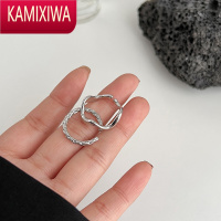 KAMIXIWAins冷淡风复古戒指女设计小众食指戒时尚个性简约独特装饰开口戒