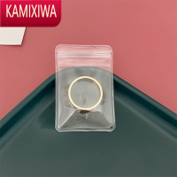 KAMIXIWA100个装加厚耳环手镯自封袋30丝pvc透明防氧化文玩收纳珠宝首饰袋