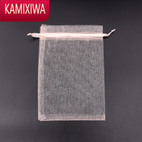 KAMIXIWA香槟色饰品首饰袋包装小袋化妆品试用装耳饰袋子欧根纱饰品袋