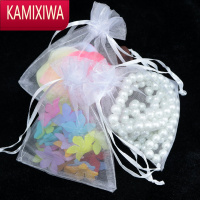 KAMIXIWA色珍珠纱袋礼品袋束口姬存希饰品包装试用装网纱袋礼物袋首饰袋