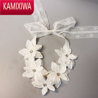 KAMIXIWA宝宝发饰婴儿满月头花新生儿发带周岁儿童头饰女童蝴蝶结公主皇冠