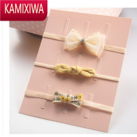 KAMIXIWA宝宝发饰婴幼儿发带头饰满月毛球生日头带新生儿礼盒头花套装