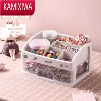KAMIXIWA发夹盒子收纳盒发饰头绳大肠发圈发卡儿童宝宝皮筋收纳器首饰盒