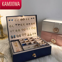 KAMIXIWA欧式大容量多层首饰盒项链耳环耳钉盒手表手饰品盒戒指收纳盒