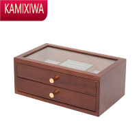 KAMIXIWA木质首饰盒收纳盒女中国风复古首饰收纳盒韩国公主饰品盒结婚礼物