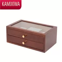 KAMIXIWA木质首饰盒收纳盒女中国风复古首饰收纳盒韩国公主饰品盒结婚礼物