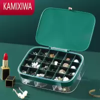 KAMIXIWA首饰收纳盒精致饰品耳饰耳钉耳环手饰品盒子高级2022新款器
