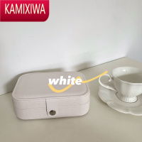 KAMIXIWAxxxiang 大容量耳钉收纳盒~耳环饰品首饰盒ins简约戒指项链盒子