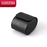KAMIXIWA手表盒收纳盒腕表展示盒机械表首饰盒手表盒子手工棕色黑色便携式