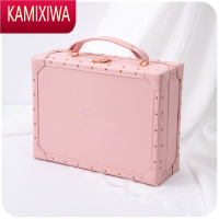 KAMIXIWA儿童发饰收纳盒轻奢公主发卡发夹皮筋发圈头绳头饰小女孩首饰盒