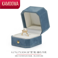KAMIXIWA高级感戒指项链收纳盒2022新款吊坠珍珠项链展示盒求婚精致首饰盒