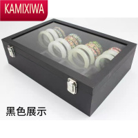 KAMIXIWA升级版加厚40位手镯盒 珠宝首饰盒子手镯子收纳展示金银玉首饰箱