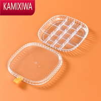 KAMIXIWA首饰收纳盒饰品耳环耳钉耳饰发饰项链手饰品收拾精致器盒子