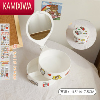 KAMIXIWA小精致首饰盒便携ins网红旋转项链耳环饰品头绳多层收纳盒子