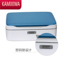 KAMIXIWA带密码锁首饰盒韩国饰品耳环项链收纳盒珠宝盒证件盒结婚生日礼物