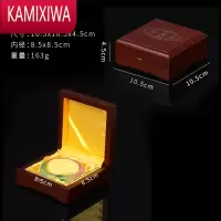 KAMIXIWA实木首饰盒木质手串翡翠玉镯子手镯盒收纳盒文玩盒盒子包装盒