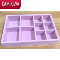KAMIXIWA定制饰品展示柜用衣帽间首饰收纳盒绒布抽屉化妆台分格托盘戒指