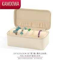 KAMIXIWA便捷首饰盒5位手镯收纳箱玉手镯盒子PU皮质手镯盒翡翠收纳盒