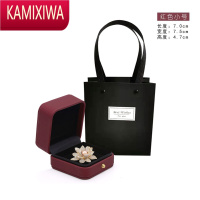 KAMIXIWA徽章盒首饰收纳盒珠宝饰品礼物盒胸针项链徽章盒定制LOGO