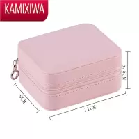 KAMIXIWA便携耳钉首饰盒小精致迷你小巧耳环随身手饰品收纳盒2022新款高级